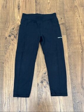 Carhartt Kids Size 5 Black Stretch Leggings With Pockets